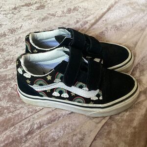 VANS Toddler 11 rainbow 🌈 gold star